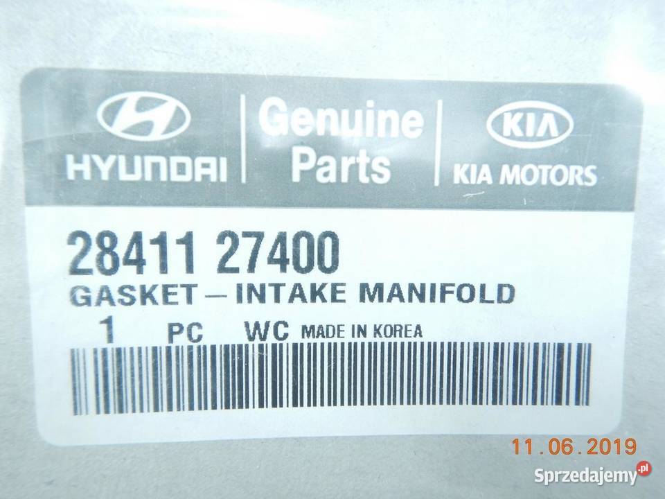 USZCZELKA KOLEKTORA HYUNDAI SANTA FE II 22 CRD Kolektory ssące