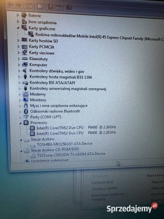 Hp elitebook 6930p C2D 4 gb 500 gb 14 mat dvd Czytnik kart pamięci  śląskie Żory