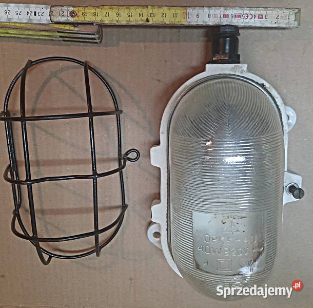 Lampa hermetyczna kanałowa OPKK 40 gwint E 27 Ostrów Wielkopolski