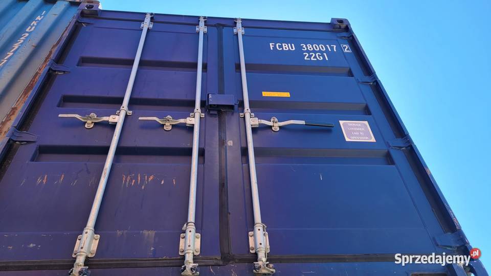 Kontener 20 dv DD Double door Gdańsk