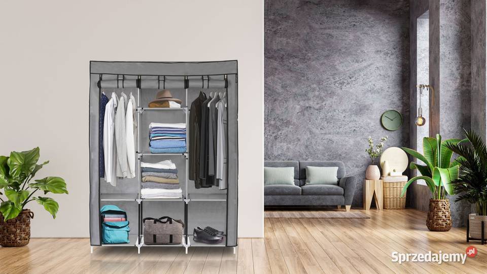 Składana szafa tekstylna materiałowa garderoba Poznań