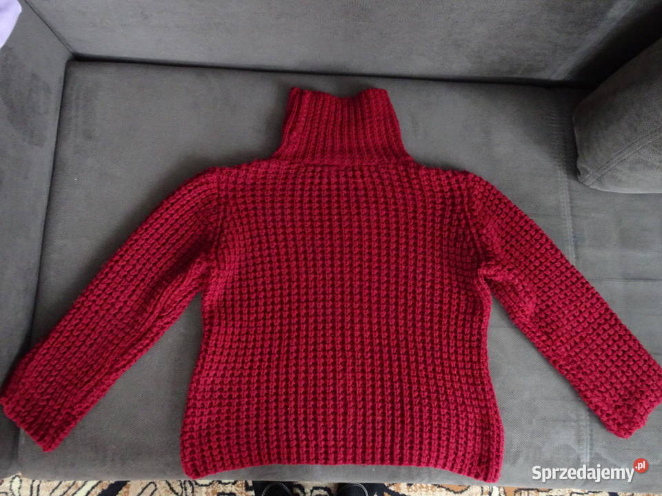 bordowy sweter golf damski rozmiar ML Warszawa sprzedam