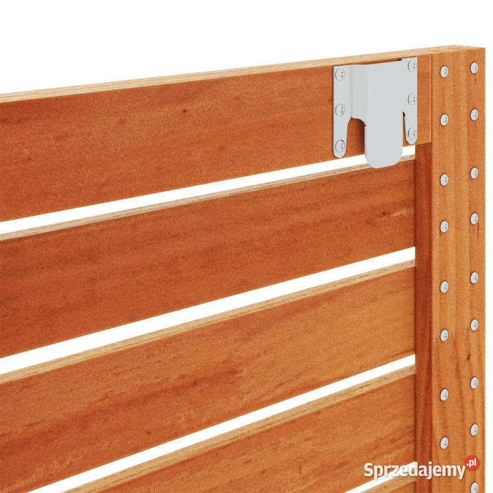 Wezgłowie łóżka 166x3x63 lite drewno sosnowe Ramy i stelaże
