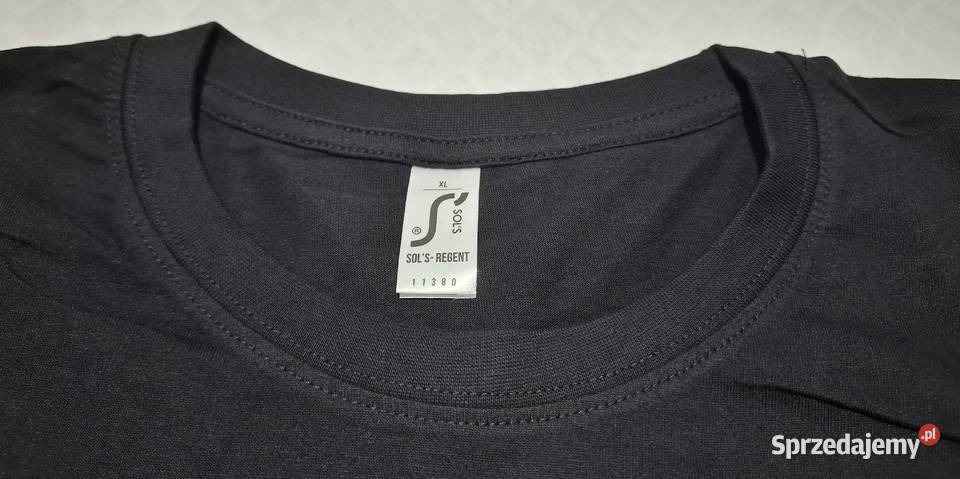 Koszulka krótki rękaw Tshirt czarna Amazon Sols Czeladź