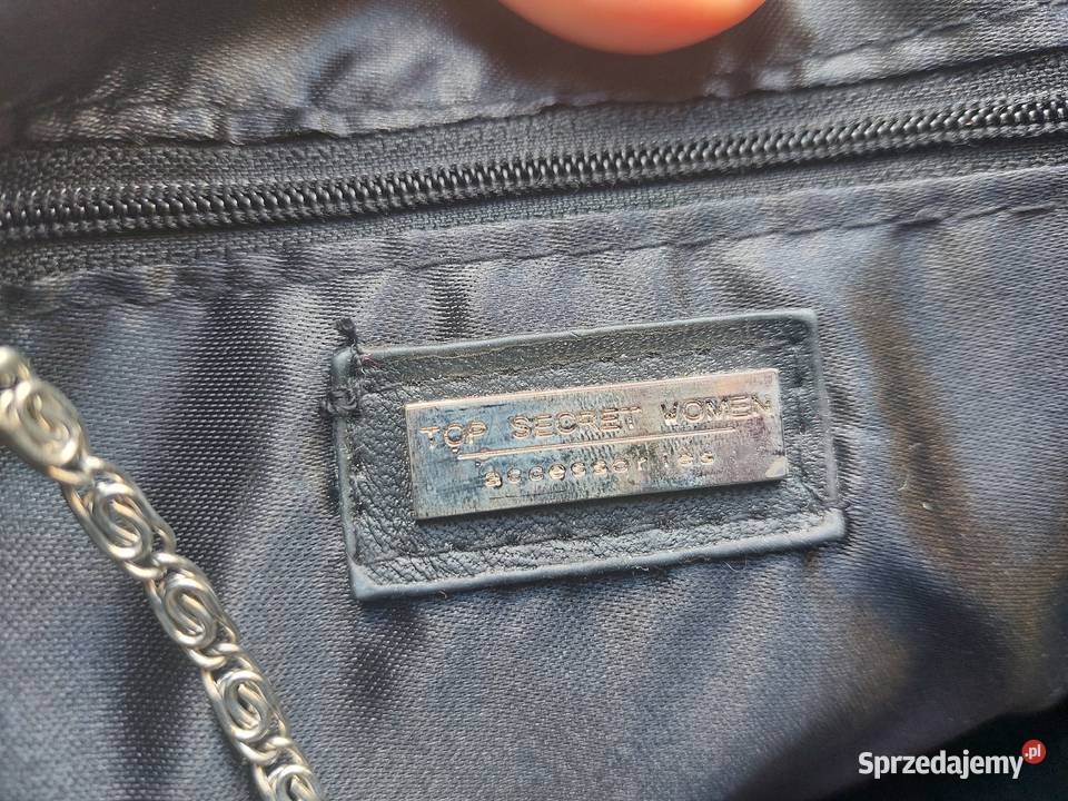 kopertówka Top Secret czarna torebka do ręki i