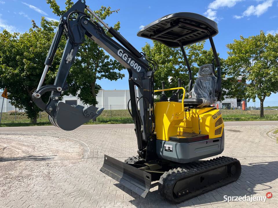 Gunter Grossmann i Kubota nowa Minikoparka Warszawa