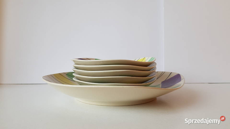 Zestaw patera 5 talerzyków Pruszków Pikasiak Sosnowiec