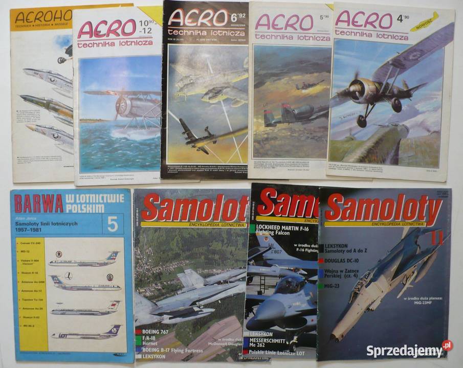 Zestaw czasopism Lotnictwo Białystok