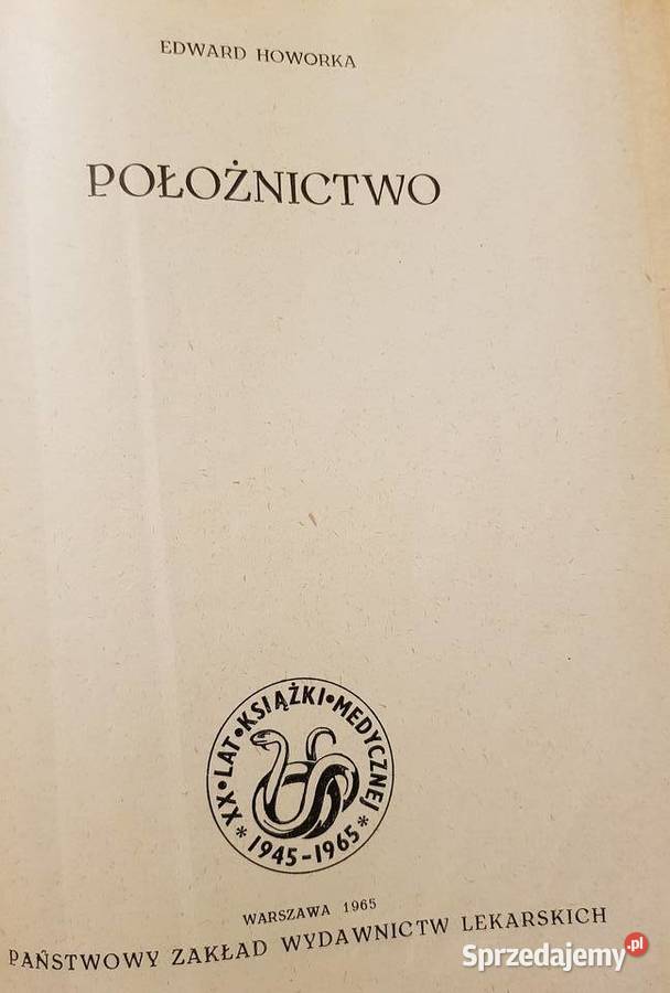 Położnictwo Edward Howorka medycyna kierunek