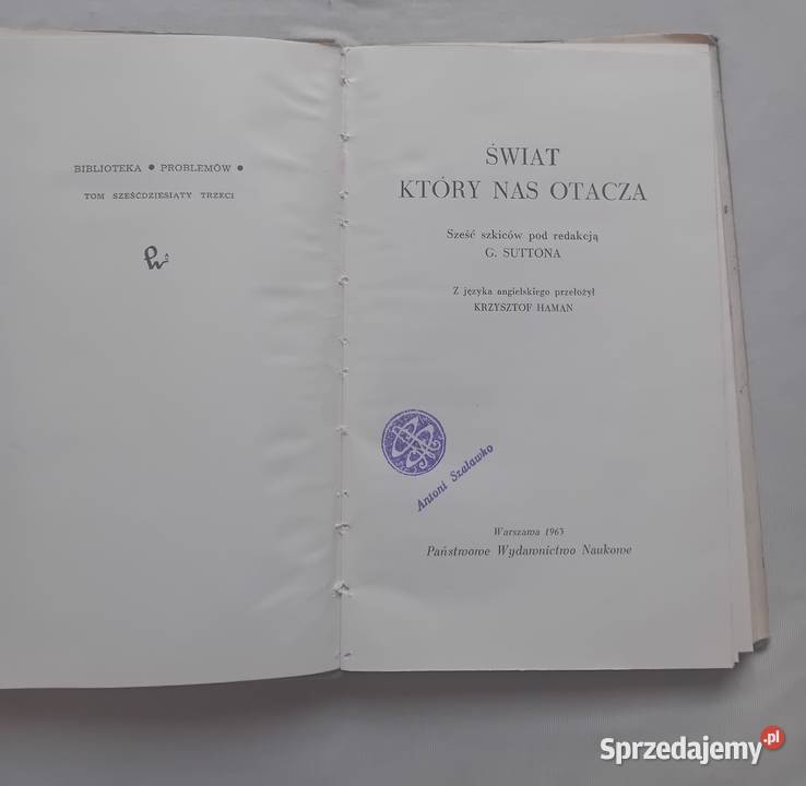 Biblioteka Problemów Świat który nas otacza PWN Koźminek
