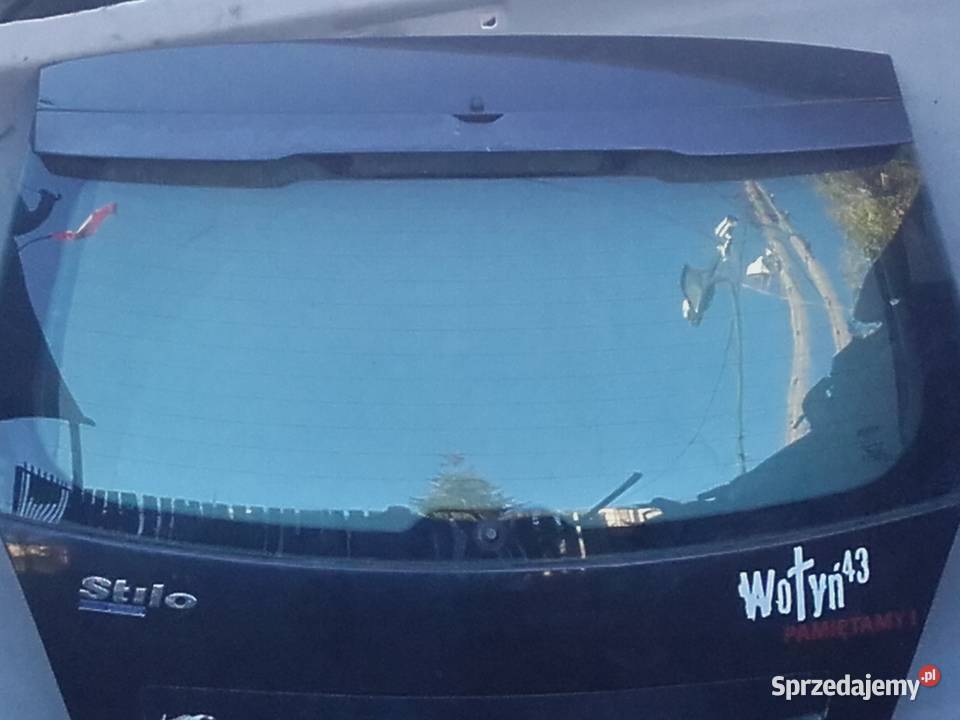Fiat Stilo 3D szyba tylna z klapy Łódź