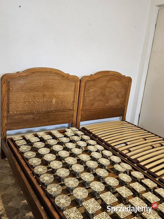 Dwa łóżka ludwikowskie 95x200 Łóżka