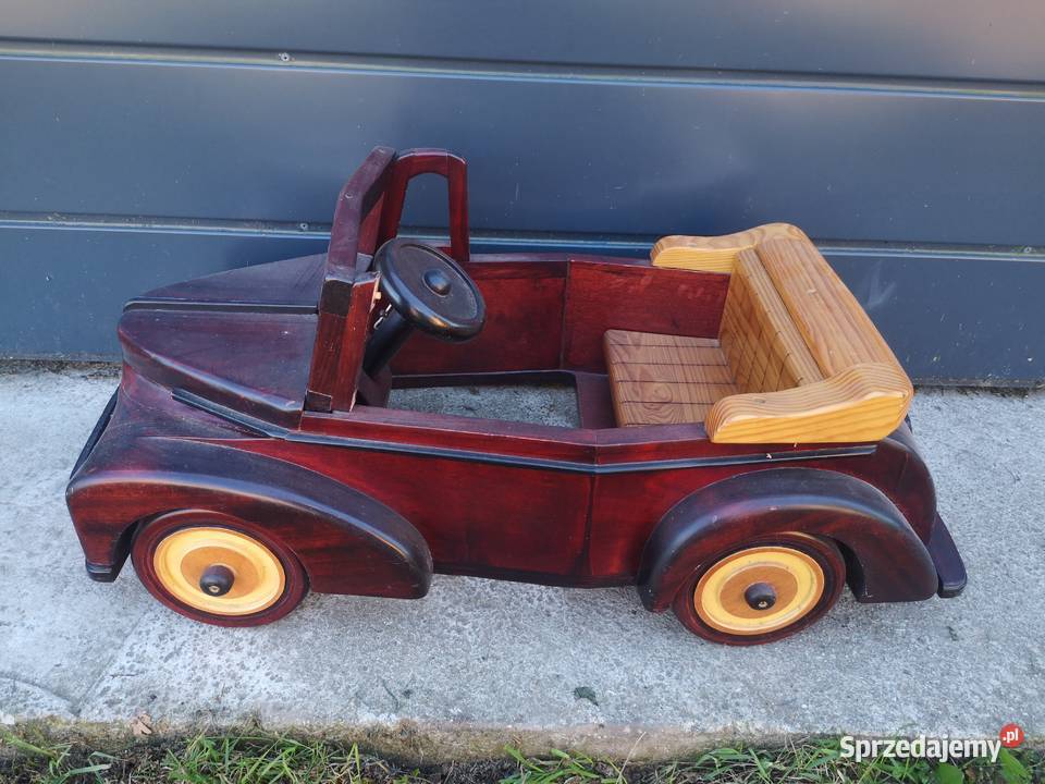 Duży drewniany samochód Aleksandrów Łódzki sprzedam