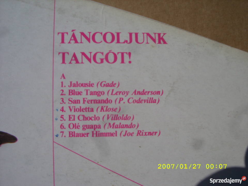 Dance LP LETS DANCE TANGO dolnośląskie Wołów