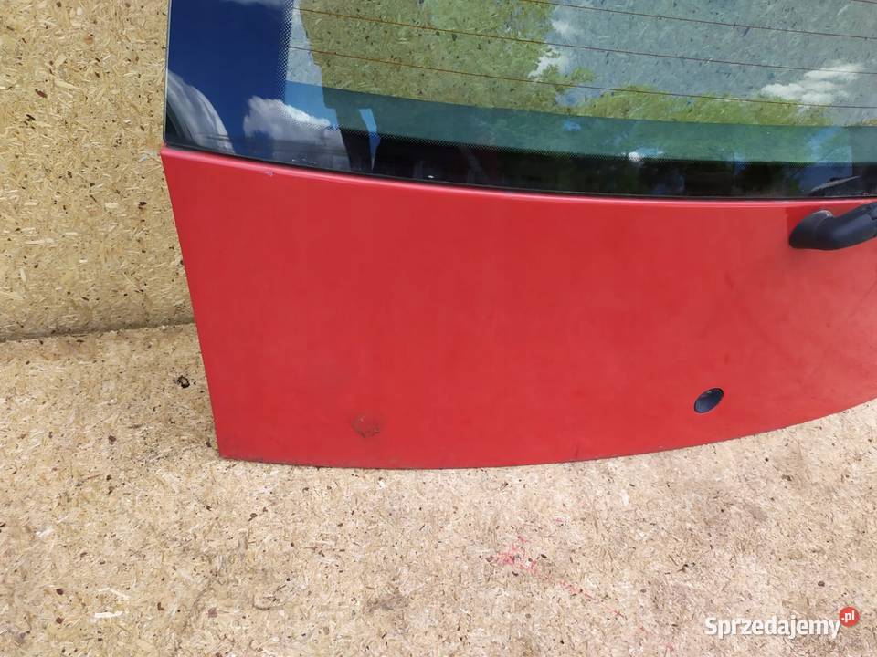 TYLNA KLAPA TYŁ FIAT PUNTO II CZERWONA osobowe Rudziniec