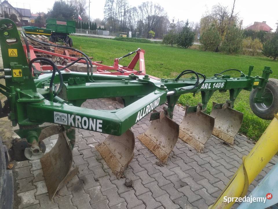 Pług wahadłowy Krone Allround 5 skib nieuszkodzony