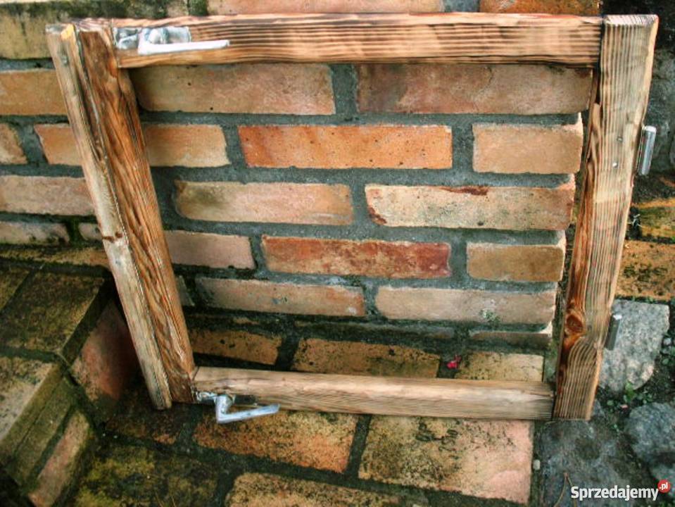 Stare okno rama okienna retro loft lustro Wyposażenie wnętrz Ełk