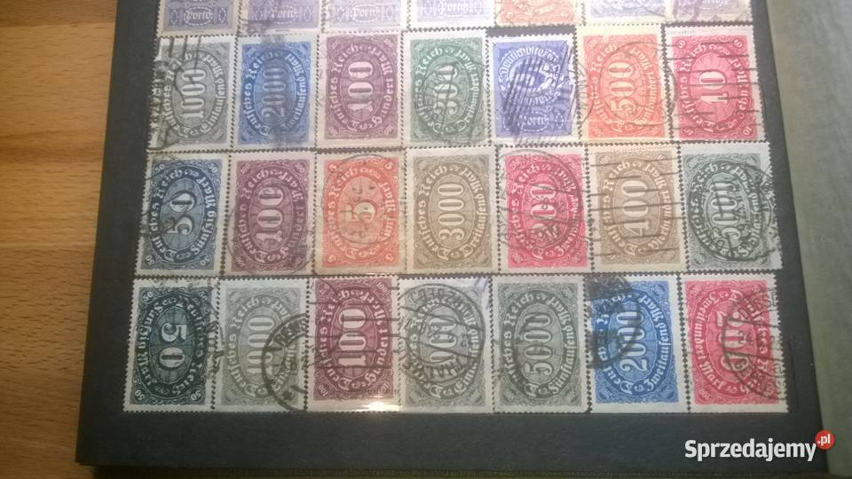 znaczki NIEMCY zestaw 82 stemplowane Warszawa