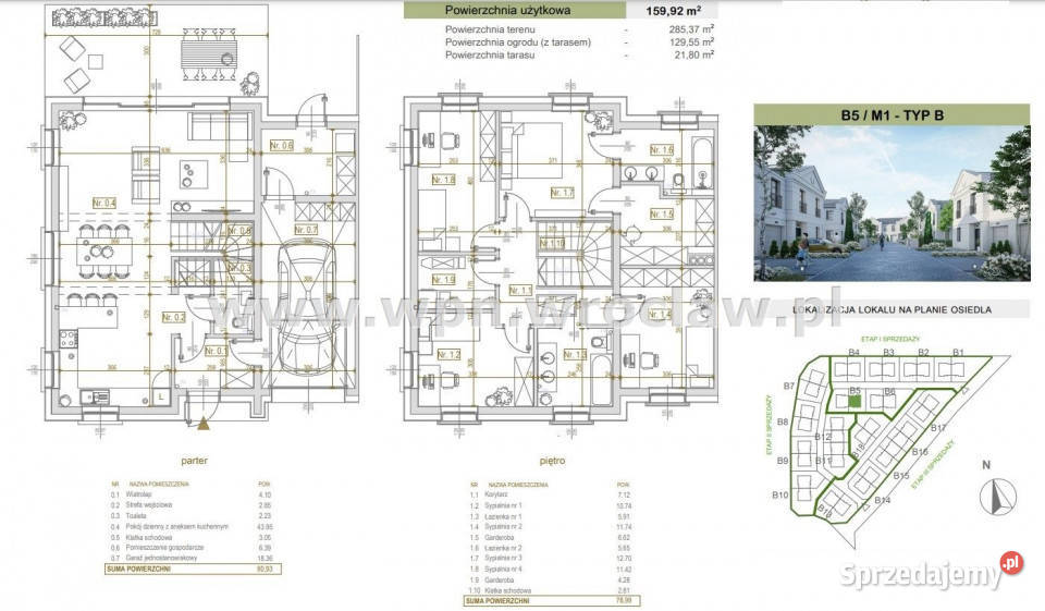 Dom bliźniak 160 metrów Kąty Wrocławskie sprzedam
