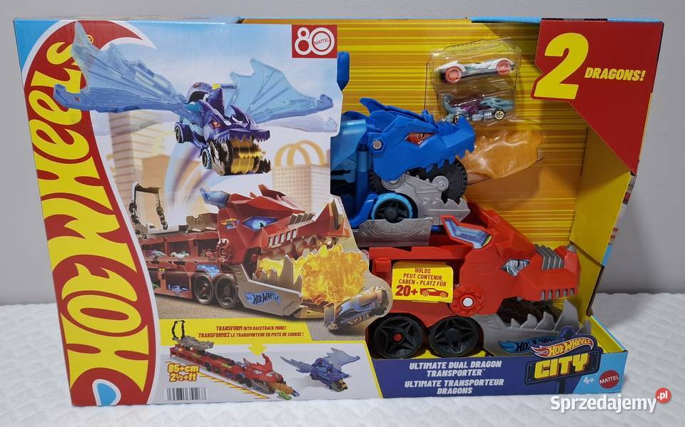 Hot Wheels Ultimate dual dragon transporter śląskie Czeladź