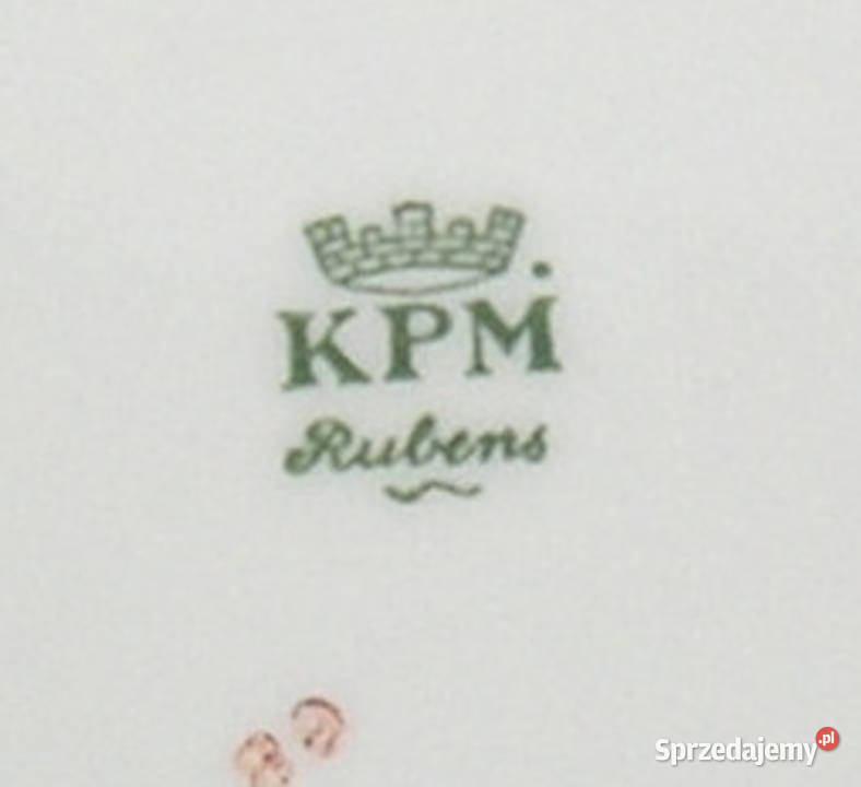 talerz deserowy vintage KPM RubensDd Antyki, Sztuka, Kolekcje Bartków