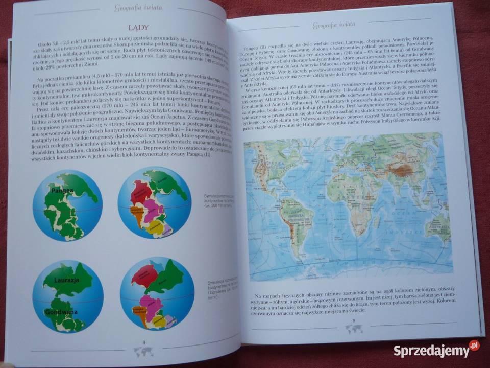 NOWA Geografia Świata Album E M Majcherczak Szczecin