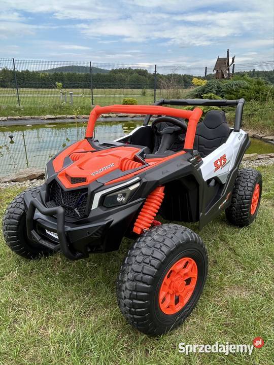 Auto na akumulator Quad Buggy UTV X3 Off-Road 4 x 200 W 24V Pomarańczowy