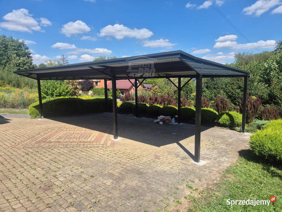 Wiata samochodowa CarPort 8x5 m wypust dachu 1m Toruń sprzedam