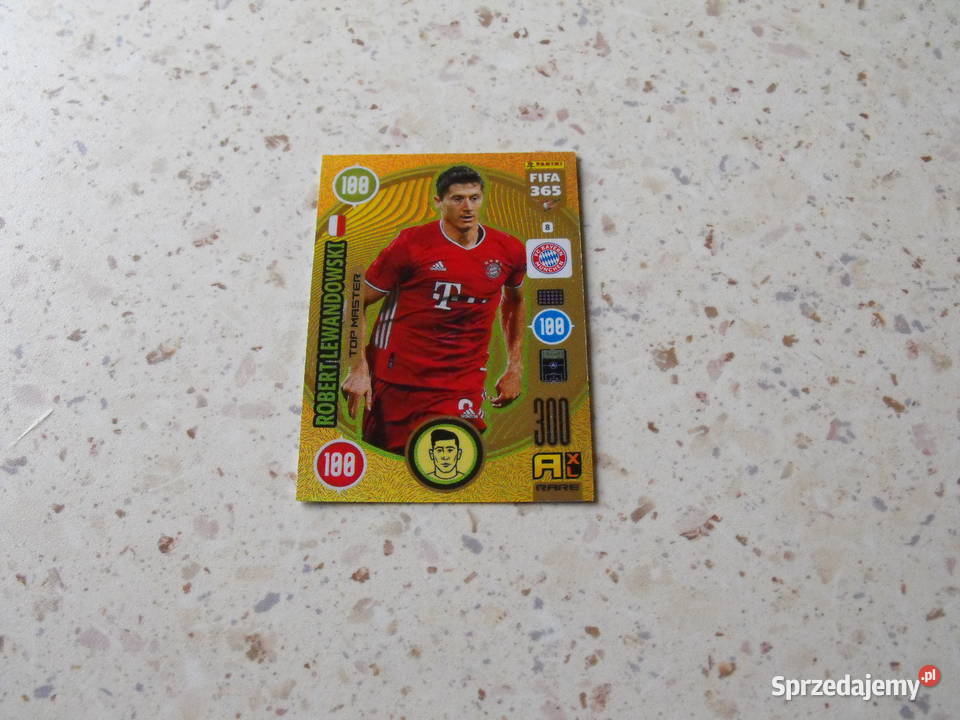Karta TOP MASTER 8 FIFA 365 v 2021 LEWANDOWSKI