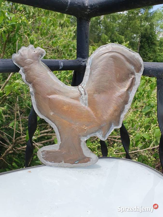 Miedziana zawieszka kogut Myszków