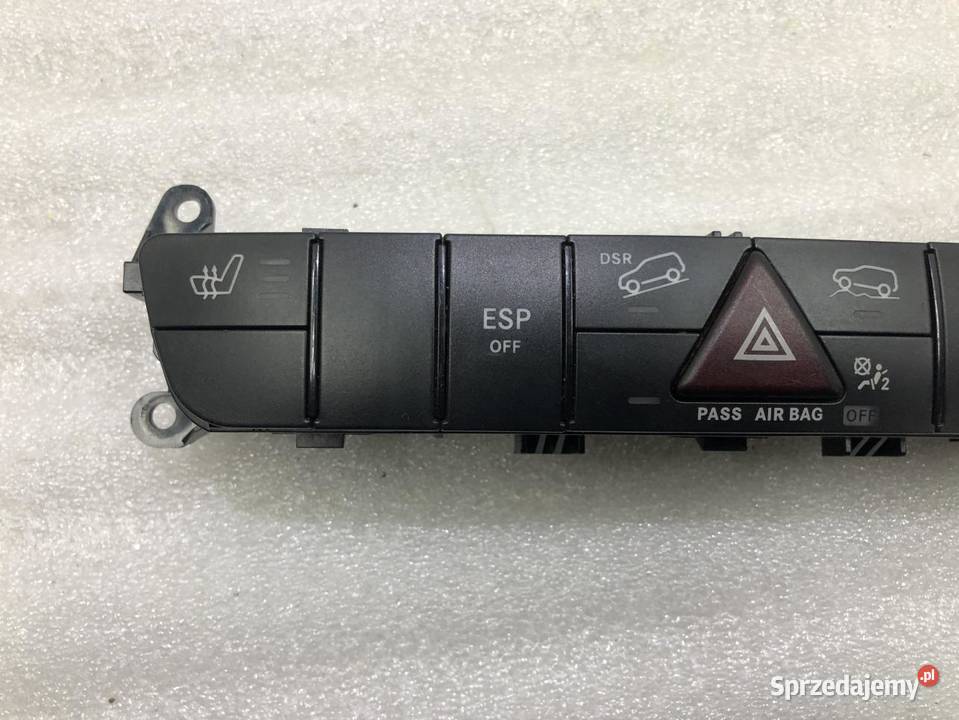PRZEŁĄCZNIK AWARYJNYCH MERCEDES W164 A1648703510 Panele sterowania, przełączniki