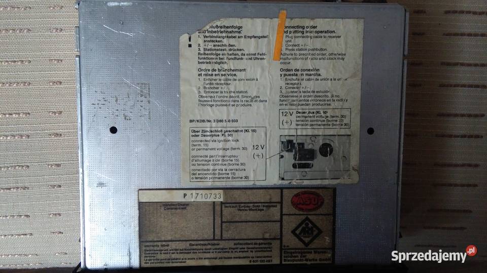 Radio Blaupunkt Bamberg QTS Super Arimat Radioodtwarzacze opolskie Opole