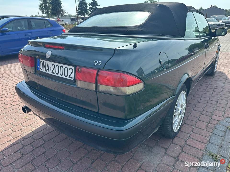 Saab 93 20b Cabrio Youngtimer z klasą sprawny aluminiowe felgi Samochody osobowe Namysłów