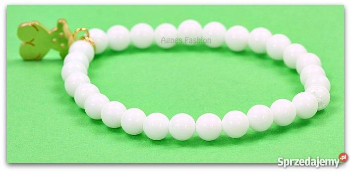 Bransoletka Białe Kulki NOWOŚĆ Tous Miś Bear Pozostałe Wrocław