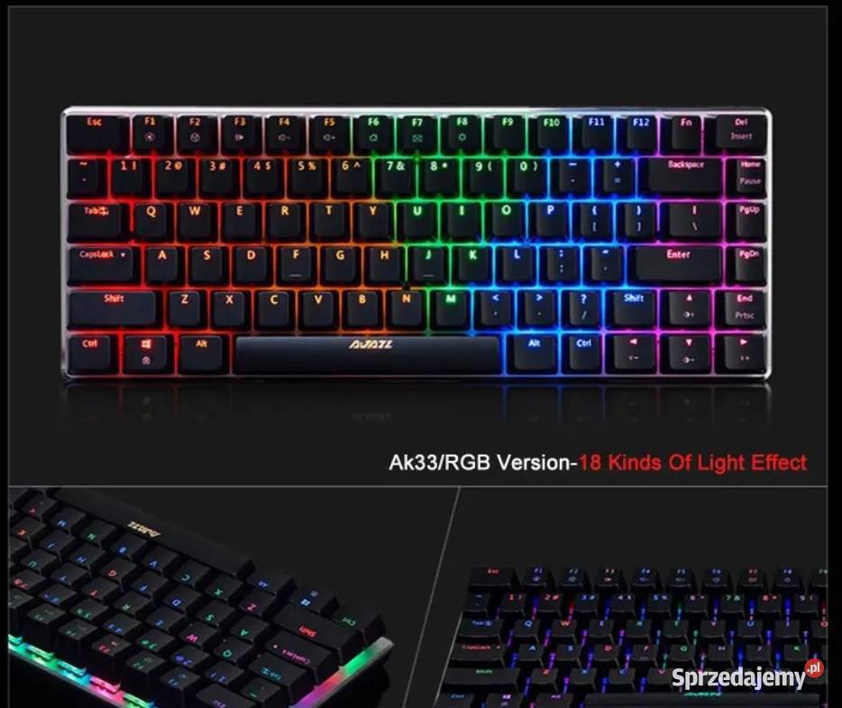 Klawiatura mechaniczna gamingowa AJAZZ GEEK AK33 Trzcianka