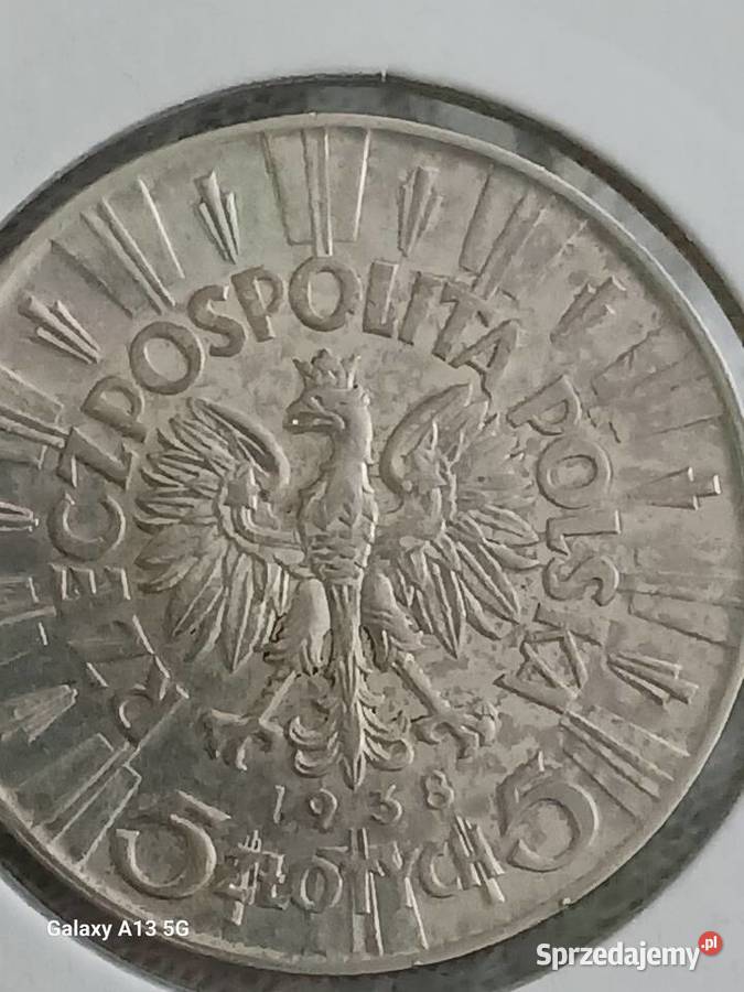 5 J Piłsudski 1938 r4 najniższy nakładrzadkość Konin