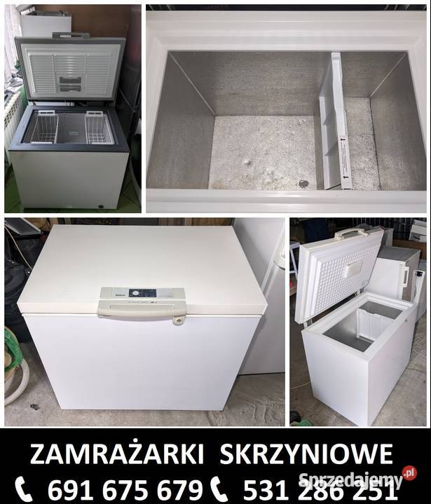 Zamrażarki SKRZYNIOWE różne wielkości pojemności Dobrzyń nad Wisłą