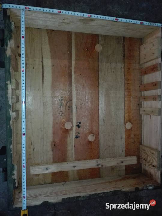 Skrzynia wojskowa drewniana 64x57x20 Bukowiec
