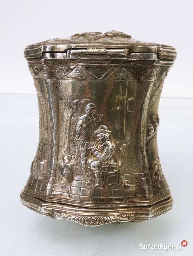 Hanau Tabakierka Srebro 800 Tabakierka