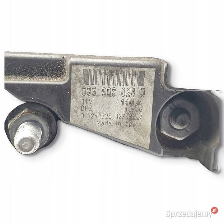 ALTERNATOR VW Golf V 14 16V 036903024J 110A Układ elektryczny silnika Chełm sprzedam