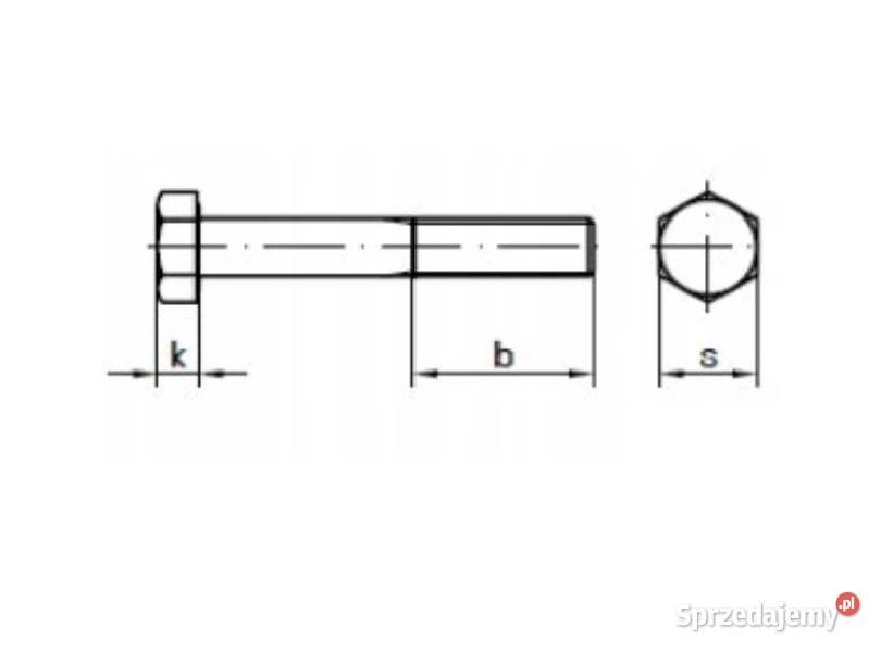 ŚRUBA OCYNK M10x120MM kl 58 DIN931 PN82101 1 podkarpackie