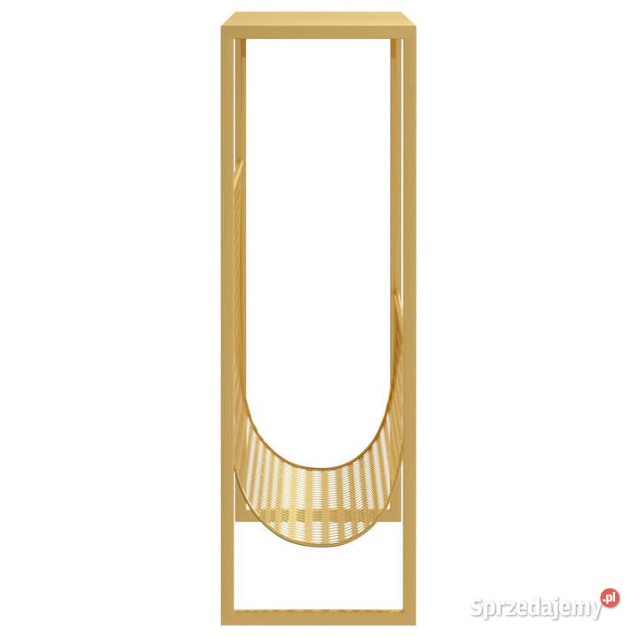 Stojak na gazety złoty 35x15x45 stal WM331669 Warszawa