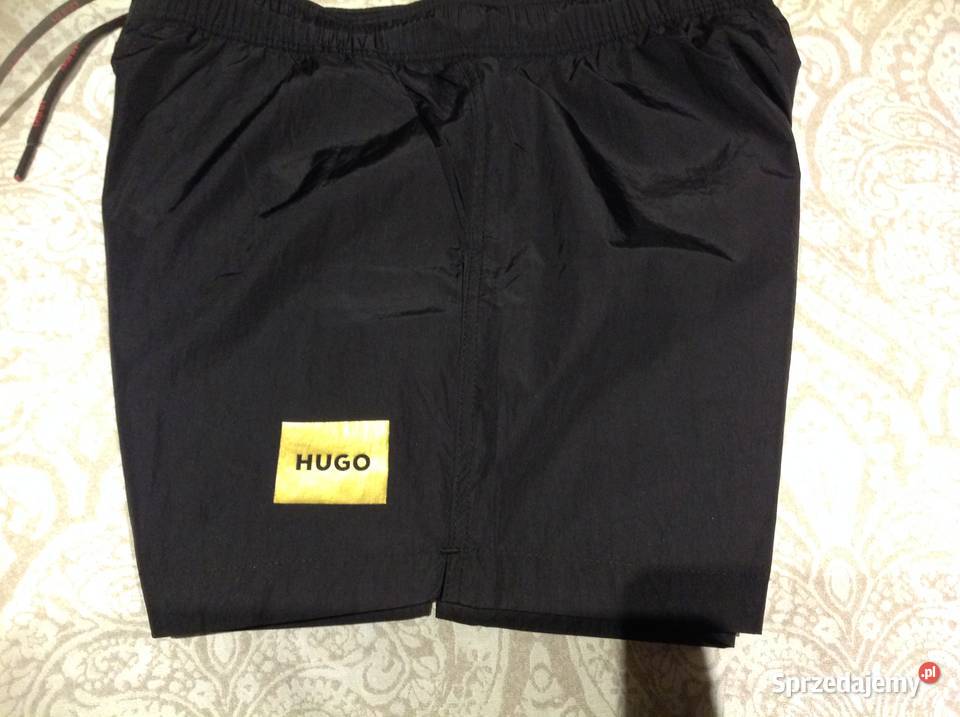 Szorty Kąpielowe Męskie HUGO BOSS M Czarne NOWE Pozostałe lubuskie Nowa Sól sprzedam