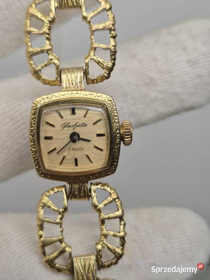 Damski zegarek vintage Glashtte GUB Chorzów