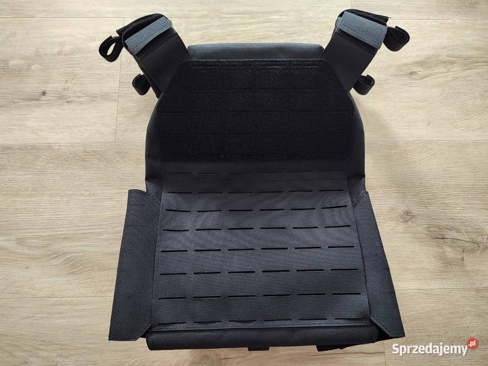 Kamizelka taktyczna do ASG plate carrier czarna Sporty strzeleckie i myślistwo śląskie Gliwice