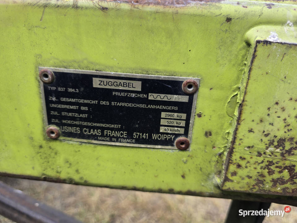 Prasoowijarka CLAAS ROLLANT 250 Roto Cut rotor Korpele