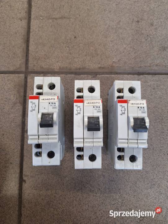 Bezpiecznik ABB K10A 10A 230V Wodzisław Śląski