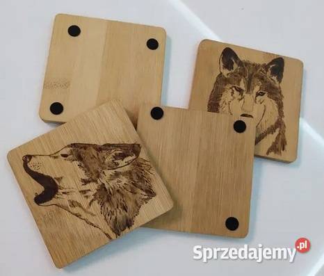 Podstawka Podkładka Pod Kubek Szklankę Drewno Sosnowiec sprzedam