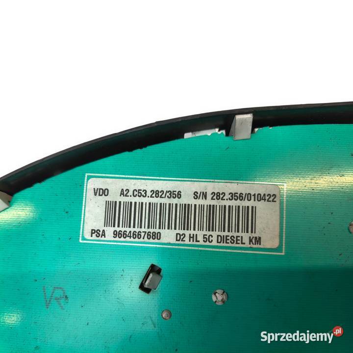 LICZNIK ZEGARY 9664667680 Peugeot 407 16 20 HDI osobowe Chełm sprzedam