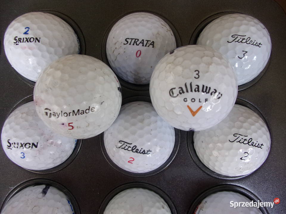 Piłki do golfa używane różne markowe 14 gra Golf sprzedam